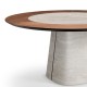 Cattelan Italia Rado Round Ker-Wood Table