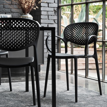 Connubia Calligaris Abby Mesh Chair With Arms
